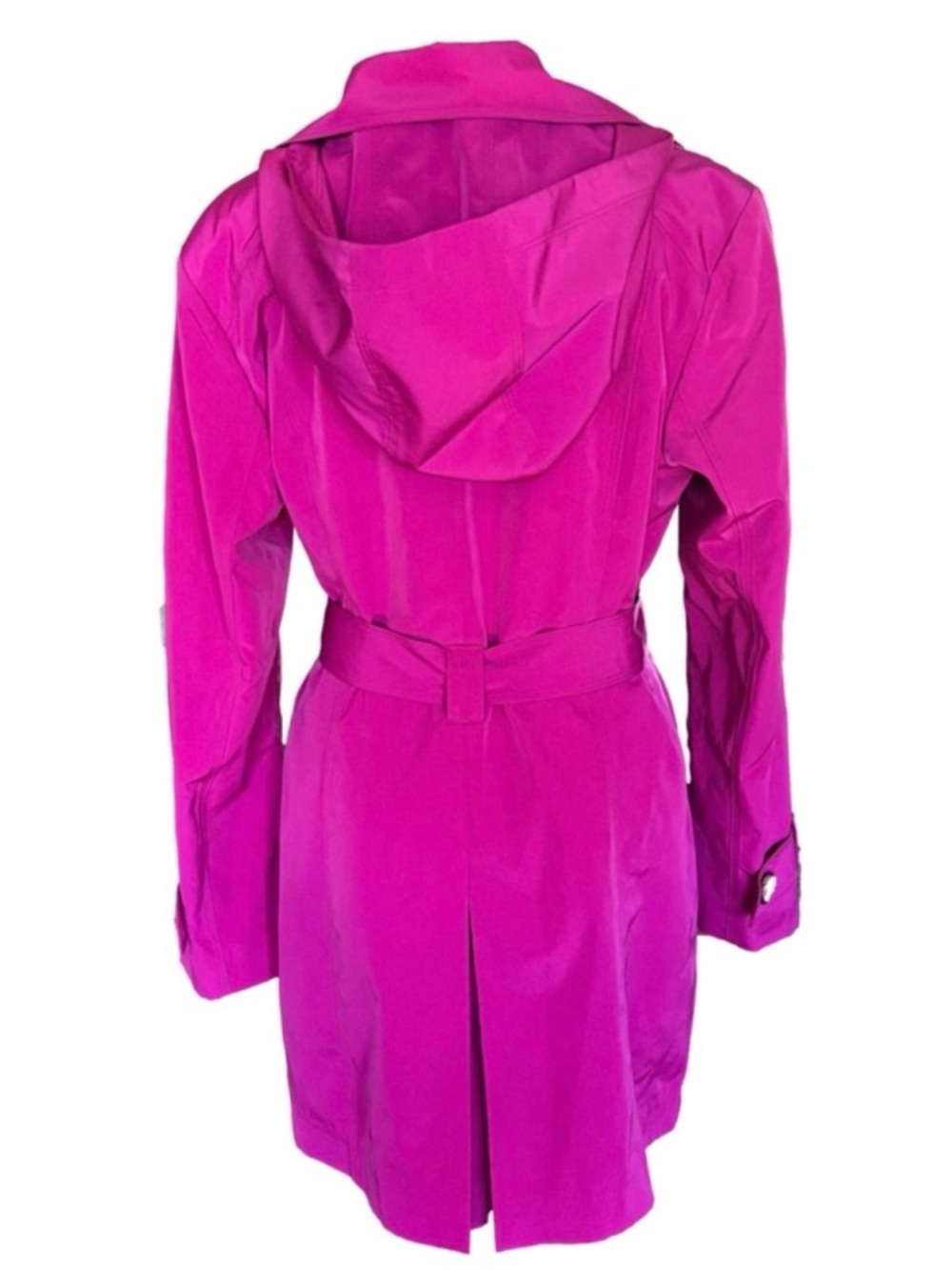 London Fog Pink Belted Trench Coat – L/G - Picture 2 of 12